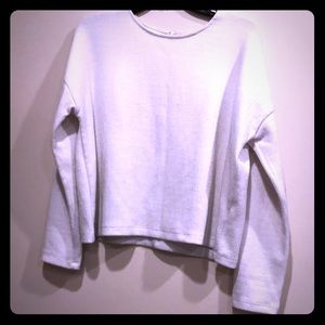 Long sleeve white blouse